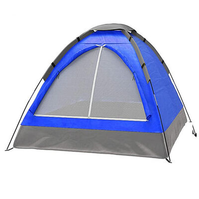 198cm X 147cm Dual Layer Tenda Acara Luar Ruangan Tenda Backpacking 2 Orang Ringan