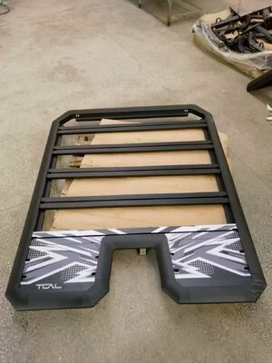 Aluminum Alloy Flat Luggage Carrier Car Roof Rack Platforms Hilux Dmax Dadao Navara Tacoma Tundra Black
