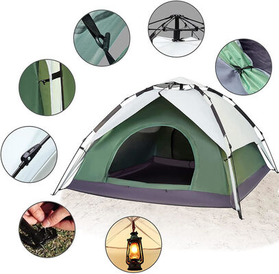 Buy Oxford Windproof Outdoor Event Tent Pop Up Family Camping Tent online manufacture