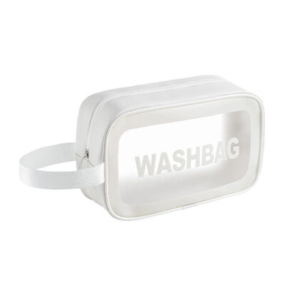 acheter Le sac transparent imperméable d'article de toilette de voyage de PVC portatif composent l'organisateur Cosmetic Case fabrication en ligne