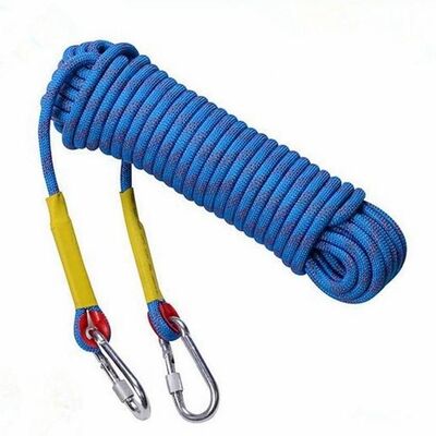 Beli Kustom Kualitas Tinggi Hiking Mountaineering Rescue Fire Escape Rope 10.5mm Rock Safety Rope Dinamis Climbing Rope pembuatan online