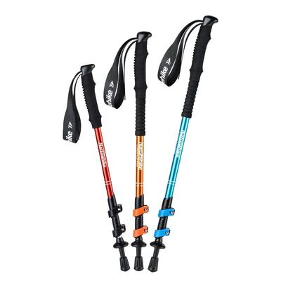 Beli 135cm 300g Aluminium Ringan Anti Shock Hiking Pole Telescopic Summit Trekking Poles pembuatan online
