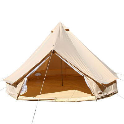satın al Kolay Kurulumla Glamping için Lüks Su Geçirmez Dört Mevsim Kanvas Çan Çadırı (4M/5M/6M Mevcut) Çevrimiçi üretim