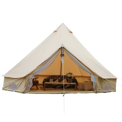 Beli Waterproof Luxury Arab Big Tent Outdoor Camping dan Glamping Inflatable Mongolian Yurt Tent Cotton Canvas Bell Tent pembuatan online