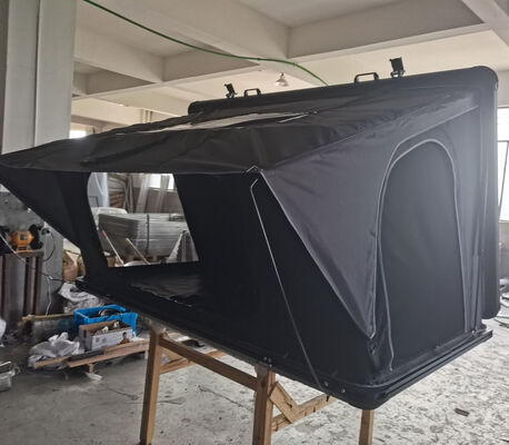 comprar Grande espaço de acampamento alumínio 4 pessoa caminhadas ao ar livre telhado superior tenda carro triângulo clamshell casca dura superior tenda telhado Fabricação em linha