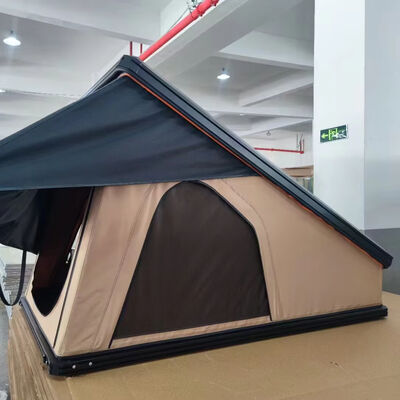 comprar OEM 4x4 impermeable de aluminio con cáscara de cáscara dura tienda de techo de techo Z tienda de techo para 3-4 personas hecha de tela de Oxford para acampar Fabricación en línea