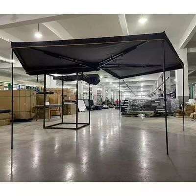 Buy Car Roof Tent Wall Large 4x4 Awning Free Standing Poles 270 Degree Roof Side Awning With Pole Camp Car Rooftop Tent + Wall online manufacture
