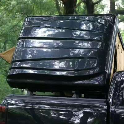 Buy 4x4 Offroad Waterproof ABS Hard Shell Rooftop Tent 4WD Truck Camping 4-Person Oxford Fabric Roof Top Tent for Cars online manufacture