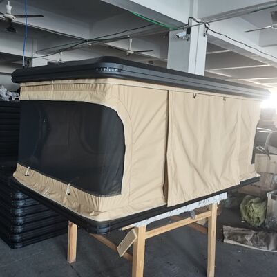 comprar 2025 Acampada Aluminio 3 Personas Al aire libre senderismo Techo Techo de la Carreta de la Carpa Triángulo Clamshell Carpa dura Techo de la Carpa Fabricación en línea