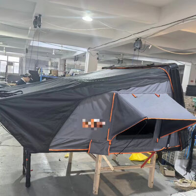 خرید درب ضد آب ABS سخت پوسته اتوماتیک پشت بام چادر بالا برای SUV 4 نفر نردبان باز شدن جانبی آکسفورد 4x4 کمپینگ ماشین پشت بام تولید آنلاین