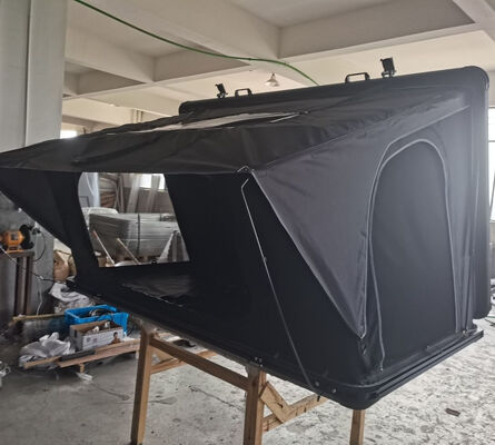 Buy Wholesale Camping Aluminum 3 Person Outdoor Hiking Rooftop Roof Top Car Tent Triangle Clamshell Hard Shell Top Roof Tent online manufacture
