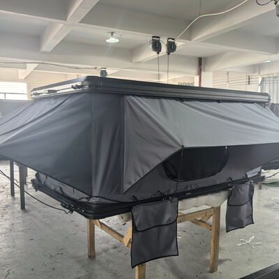 Buy Camping Aluminum 3-Person Rooftop Tent Ladder Hard Shell Triangle Clamshell for Outdoor Hiking Car Roof 4x4 Offroad Small Top online manufacture