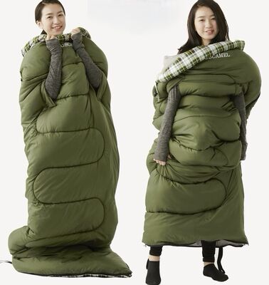 kaufen Fabrik Großhandel Outdoor Erwachsenen Verdickter Warmer Waschbarer Hautfreundlicher Leichtgewicht Schlafsack zum Campen mit Kapuze Online-Herstellung