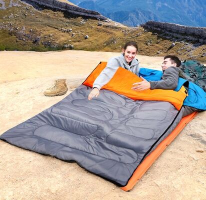 comprar Fábrica por atacado Novo Ultralight Outdoor Saco Dormitório Duplo Impermeável Leve 2 Pessoas Acampamento Saco Dormitório Para Adultos Fabricação em linha