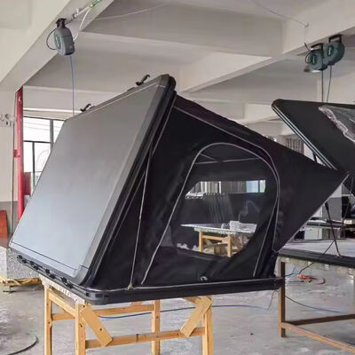 kupować Kemping Aluminiowy 4 osoby Wyszkolenie na zewnątrz Dachowy dach Dachowy dach Samochodowy namiot Trójkąt Kłuszcz Twarda skorupka Dachowy namiot produkcja online