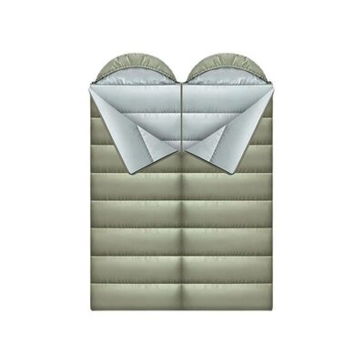 comprar Saco de dormir portátil para clima frío, bolsa de dormir doble impermeable y ligera para acampar para adultos, venta al por mayor de fábrica Fabricación en línea