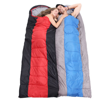 Beli Pabrik Grosir Portable Cuaca Dingin Tas Tidur Musim Dingin Ringan Waterproof Double Camping Tas Tidur untuk Dewasa pembuatan online