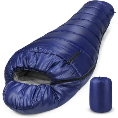 kopen Fabriek 3 Seizoen Outdoor Ultralight Verwarming Mummie Slaapzak Winter Outdoor 0 Graden Dikke Slaapzak voor Volwassenen online vervaardiging