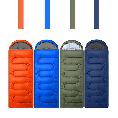 comprar Fábrica Bolso de dormir para acampar al aire libre Fabricante Bolso de dormir verde invernal impermeable con almohadas Fabricación en línea