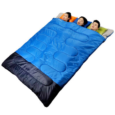 Beli Pabrik Grosir Baru Ultralight Outdoor Double Sleeping Bag Waterproof Ringan 2 Orang Camping Sleeping Bag untuk Dewasa pembuatan online