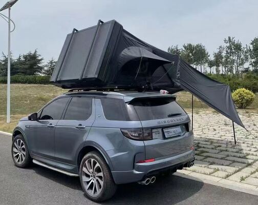 comprar Barraca superior impermeável do telhado do escudo duro da liga de alumínio à prova por atacado para o acampamento fora de estrada de quatro estações Fabricação em linha