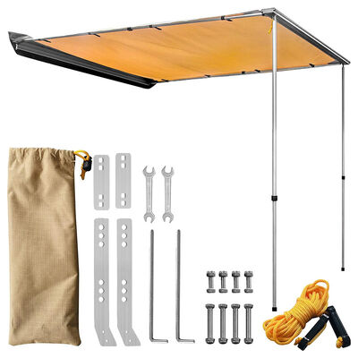 comprar Tienda de techo de auto retráctil a prueba de agua Tienda de campamento al aire libre Tienda de techo de automóvil lateral 4x4 Tienda de techo para SUV Caravana pantalla de privacidad Tienda al aire libre Fabricación en línea