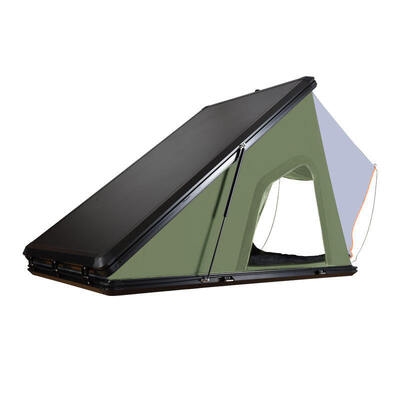 Buy Factory  Outdoor Camping Hot Selling Triangle Car Roof Top Tents Hard Shell Slim Aluminum  Rooftop Tent online manufacture