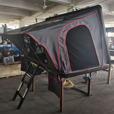 comprar Atacado novo acampamento de alumínio 3 pessoas caminhadas ao ar livre telhado superior tenda carro triângulo clamshell casca dura superior tenda telhado Fabricação em linha