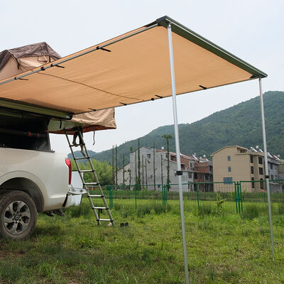 Купить Оптовая продажа SUV 4X4 Offroad Awning Top Roof Tent Flat Waterproof Traveling Outdoor Camping Retractable Car Roof Side Awning (Офройдный автомобиль с 4X4 внедорожным крышным тентом) Плоская водонепроницаемая поездка на открытом воздухе Кампинг Сдвигаемая крыша автомобиля Боковая тента Производство в сети