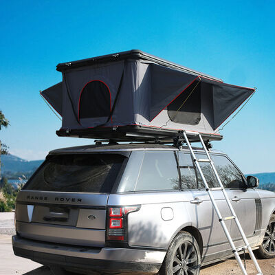 comprar Venta al por mayor 4x4 Camping de aluminio para 4 personas en la azotea al aire libre en la azotea Carpa para automóvil Triángulo Clamshell Hard Shell Carpa de techo superior en venta Fabricación en línea