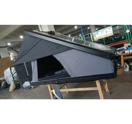comprar Fuera 4x4 impermeable para 4 personas de aluminio con cáscara dura Triángulo de techo carpa techo de coche carpa techo de techo carpa para coches camper de domingo Fabricación en línea