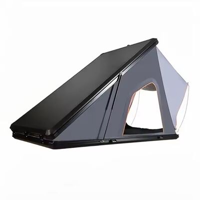 comprare Nuovo Campeggio 4x4 Auto Top Roof Tent Hard Shell Aluminium 4 Persone Triangolo Esterno Rooftop Tent Clamshell Hard Shell Roof Tent fabbricazione online