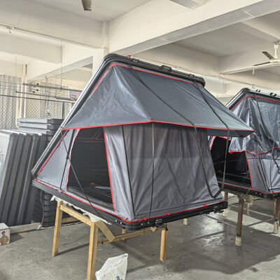 comprar Acampada al aire libre Triángulo impermeable Techo de coche Techo de campamento al aire libre Techo de tienda de campaña Techo de techo de tela dura Fabricación en línea