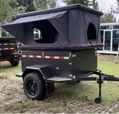 comprar Pequeño Mini Remolque Fuera de carretera Camper Vehicle Trailer Mini Car Camping Recreativo RV Travel Trailer Fabricación en línea