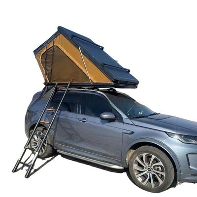 comprar Todo nuevo concha de aluminio con barra transversal tienda de techo triangular al aire libre camping auto conducción y lluvia tienda de refugio Fabricación en línea