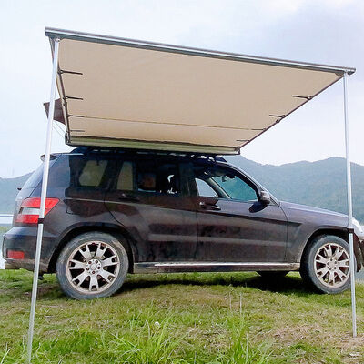 Buy High Quality Awning Tent 4x4 Offroad Car Roof 2*2M 2*2.5M 2*3M 2.5*3M 3*3M Car Side Awning Tent for Camping Sun Protection online manufacture