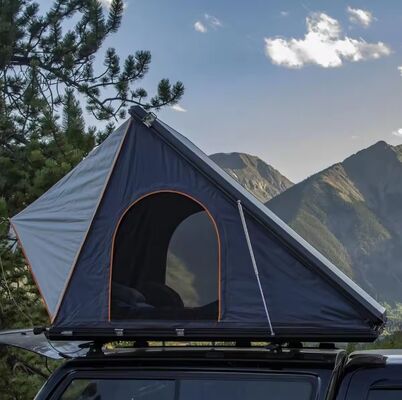 kaufen Aluminium 3 Personen Outdoor Wandern Dach Dach Autozelt Dreieck Clamshell Hartschalen Dachzelt Online-Herstellung