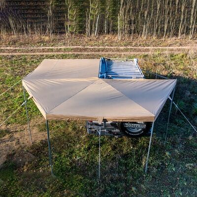 Buy 4x4 Accessories Sector Car Foxwing Awning /Tent 270 Degree Awning with Side Wall online manufacture