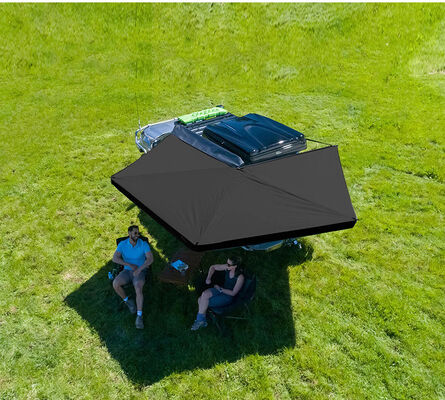 comprar Equipamento de viagem à prova de chuva auto-condução carrinha giratória canopy tenda lado sombreador de ventoinha em forma de carrinha tenda lateral Fabricação em linha