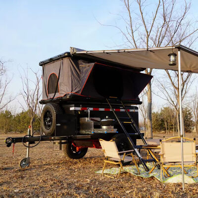 comprar Pequeño Mini 4x4 fuera de la carretera Exterior autoconducción Lujo remolque Overland Camper caravan RV Travel Camper remolque Fabricación en línea