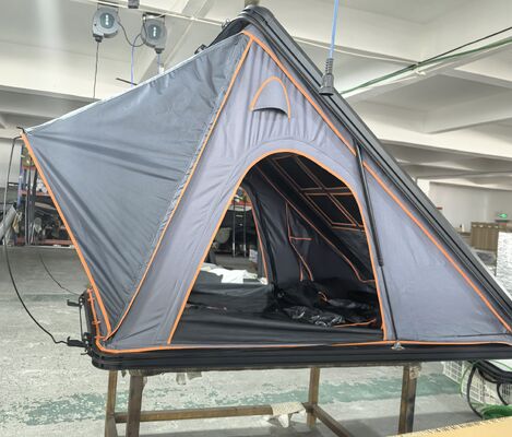 comprar Tienda solar de techo de automóvil impermeable para 4 personas barata Tienda de techo de automóvil solar impermeable para 4x4 de aluminio con cáscara dura para acampar Fabricación en línea
