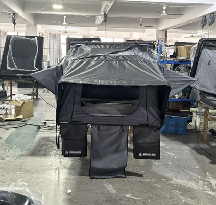 kupować 4-osobowy zewnętrzny namiot na dachu SUV ABS Hardshell Oxford Tkanina Dachzelt Samochodowy dach namiot górny dla kempingu terenowego 4x4 produkcja online