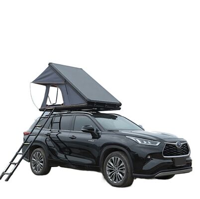 Buy 2-3 Person Pop up Aluminum Alloy Rooftop Tent Camping Hard Shell Roof Top Tent Hardshell for SUV Van Jeep Truck online manufacture