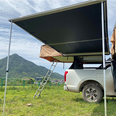 Buy Pickup Camper Car Side Awning 4x4  Offroad Retractable Awning Outdoor Car Roof Side Awning Tent for SUV online manufacture