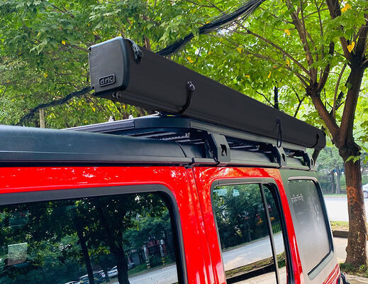 comprar Venta al por mayor 2025 Tienda de toldo lateral retráctil para automóviles exterior 4x4 impermeable de aluminio de cáscara dura Techo de automóvil Tienda de toldo lateral para acampar Fabricación en línea