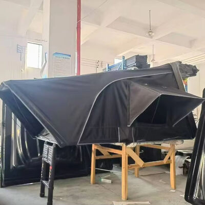 kupować 2025 wodoodporny zewnętrzny namiot dachowy dla 4 osób ABS Clamshell Hard Shell dla 4x4 Camping Oxford Fabric Car Rooftop Tent produkcja online