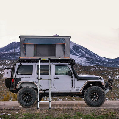 Buy New Outdoor Self-Driving Travel Camper Off-Road  Aluminum Hard Shell for Car Roof Tent Car Tent online manufacture