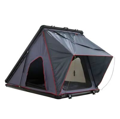 Buy New 3-Person Camping Aluminum Tent for Outdoor Hiking and Rooftop Car Roof Waterproof Triangle Clamshell Hard Shell Top Tent online manufacture