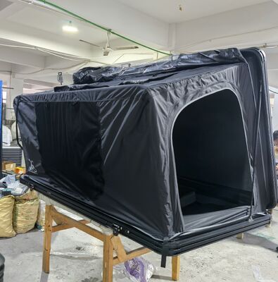 buy Tienda de aluminio de acampada extra grande para 3 personas para el techo exterior de automóvil 4x4 Offroad Guangzhou Tienda de techo de triángulo de cáscara dura Fabricación en línea