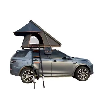 kaufen Neues 3-Personen-Camping-Aluminium-Zelt für Outdoor-Wanderungen und Auto-Dach Dach wasserdichtes Dreieck Clamshell Hard Shell Top Zelt Online-Herstellung